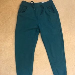 Gently Used Zyia Teal Jogger Sweatpants Sz L